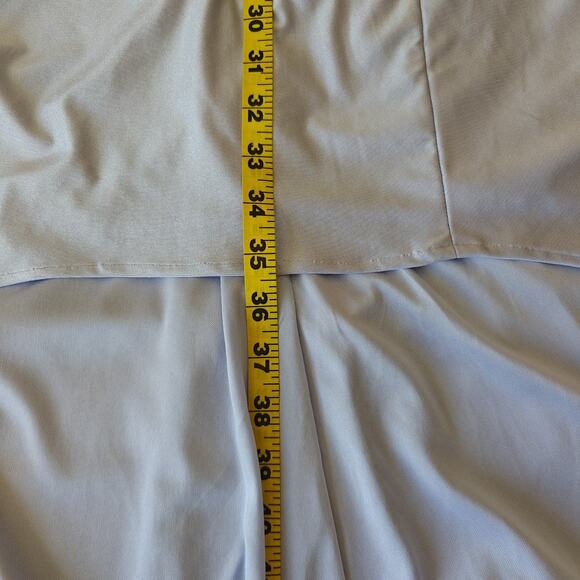 Amelia Couture periwinkle embellished strapless high low gown sz 2 - Picture 5 of 10